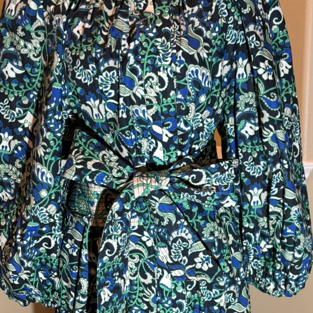 💚 NWT Tuckernuck Lyles Batik Floral Maxi Dress - Size XXL - Picture 6 of 14